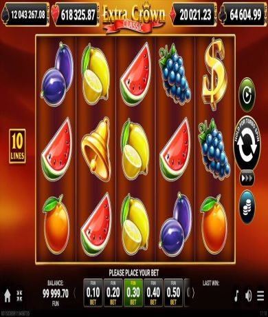 Jogue Extra Crown Classic da Amusnet – Análise e Jogo Grátis em Modo de Demonstração slot online gratuitamente | Casino Portugal