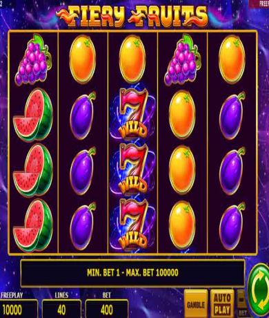 Jogue Fiery Fruits, uma slot online da Amatic slot online gratuitamente | Casino Portugal