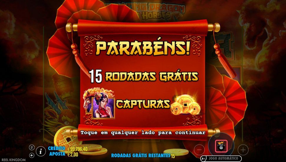 Floating Dragon Wild Horses slot bónus