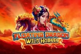 Floating Dragon Wild Horses slot logo