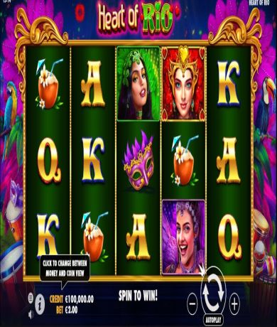 Jogue Heart Of Rio, uma slot online da Pragmatic Play slot online gratuitamente | Casino Portugal