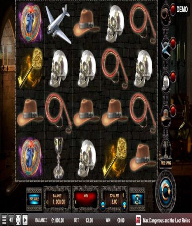 Jogue Max Dangerous and The Lost Relics, uma slot online da Red Rake slot online gratuitamente | Casino Portugal