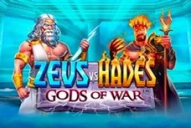 Zeus vs Hades Gods of War slot logo