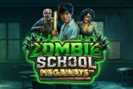 Zombie School Megaways slot logo