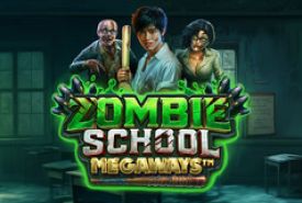 Zombie School Megaways slot logo